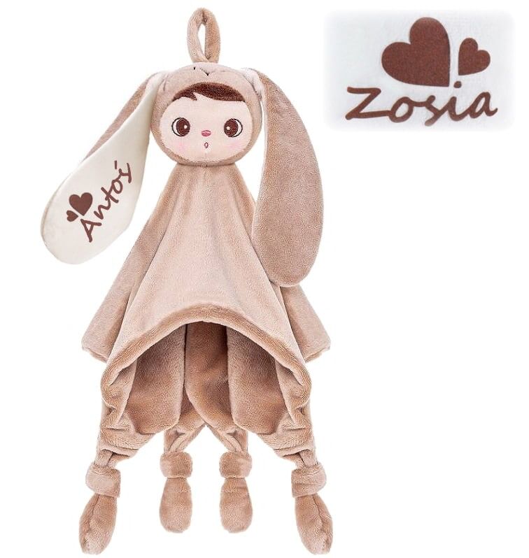 Przytuliś z imieniem dla niemowlaka Metoo